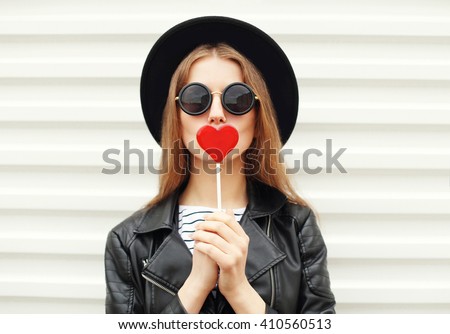 Similar – Image, Stock Photo Cheerful black woman covering eye