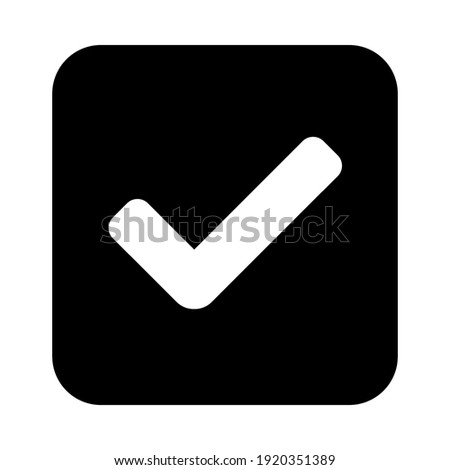 Check marks, Tick marks, Accepted, Approved, Yes, Correct, Ok, Right Choices, Task Completion, Voting. - vector mark symbols. White outline design. Isolated icon.