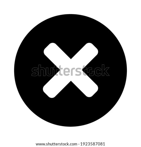 Wrong marks, Cross marks, Rejected, Disapproved, No, False, Not Ok, Wrong Choices, Task Completion, Voting. - vector mark symbols. White outline design. Isolated icon.