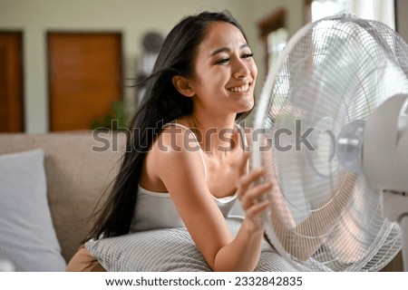 Similar – Image, Stock Photo cooling down Couch