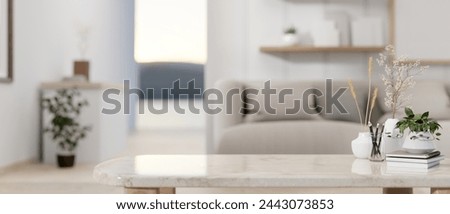 Similar – Image, Stock Photo Living room with couches and windows