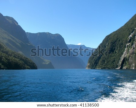 Fiord Milford Sound. Nature reserve Fiordland.New Zealand.