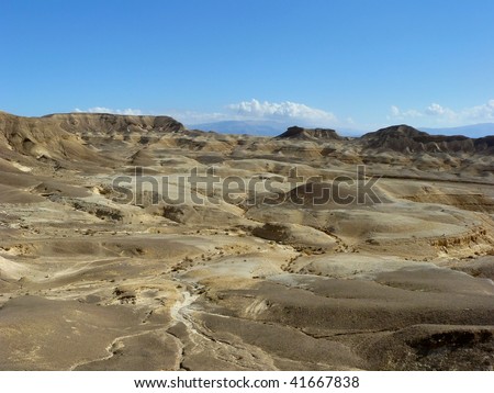 Vadi Peres, Negev desert.The Negev is the desert region of southern Israel. The indigenous Bedouin citizens of the region refer to the desert as al-Naqab.