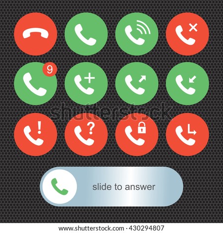 Phone call icons