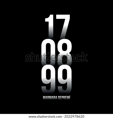 17 AUGUST : 1999 Great Izmit earthquake, social media design Translation: The longest 45 seconds 17 August We will not forget