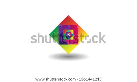 Abstract Logo. Abstract Logo Design Vector Template with Colorful.