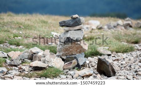 A figure of stones resembling a pavian Photo stock © 