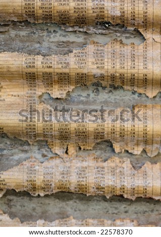 rolling shutter background with old paper