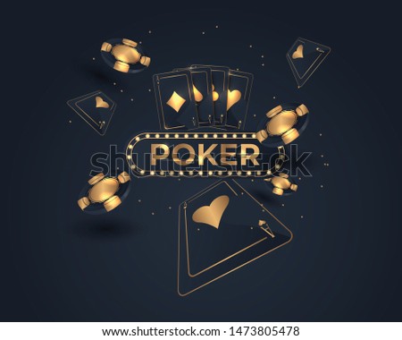 Vector Poker Aces Casino Illustration | Download Free Vector Art | Free ...