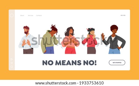 Similar – Image, Stock Photo NO means NO | Written