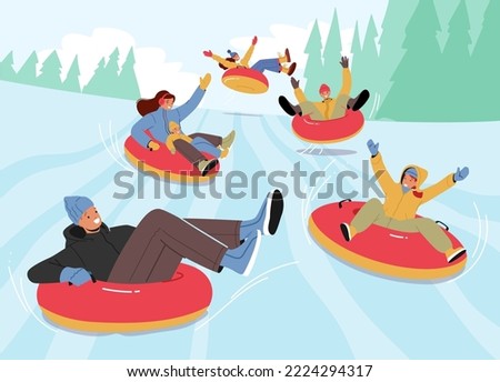 Similar – Image, Stock Photo Sleigh ride