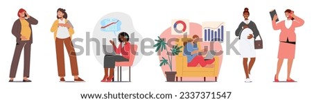 Professional Women Characters Embracing Pregnancy, Balancing Career And Motherhood. Demonstrate Resilience, Determination, And The Ability To Multitask Effectively. Cartoon People Vector Illustration