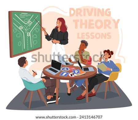 Characters In Driving School Grasp Road Rules, Defensive Driving Techniques, And Vehicle Control Skills Through Theoretical Lessons, Fostering A Foundation For Safe And Responsible Driving Behavior