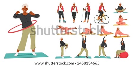 Similar – Image, Stock Photo stretching exercise