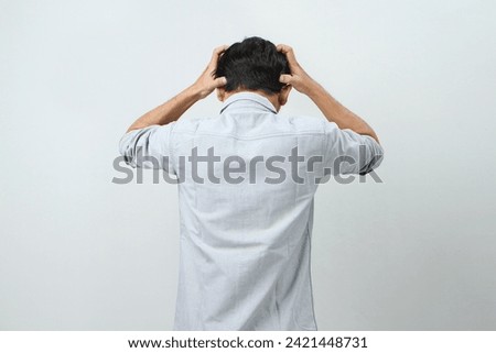 Similar – Image, Stock Photo from behind | hand in hand