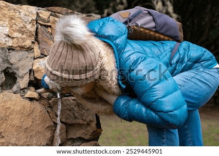 Similar – Image, Stock Photo quench thirst Environment