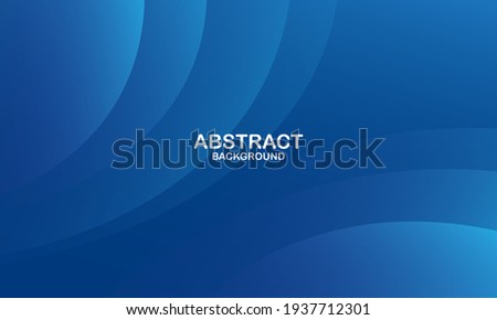 Abstract blue color background. Dynamic shapes composition. Vector illustration