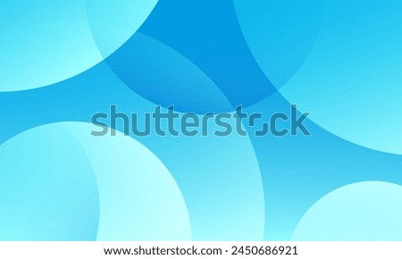 Abstract round blue background. Vector illustration