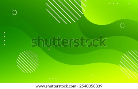 Abstract green geometric background. Eps10 vector