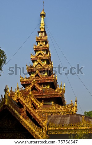 part of Wat Phra Kaeo Don Tao in Lampang