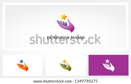 Hand Star Help Logo