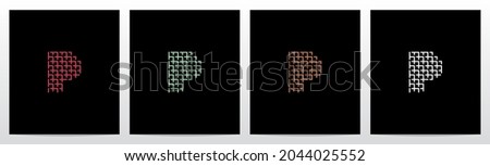 Wicker Forming Letter Logo Design P