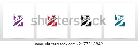 Snake On Letter Logo Design Z