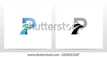 Swoosh Eagle Head On Letter Logo Design P