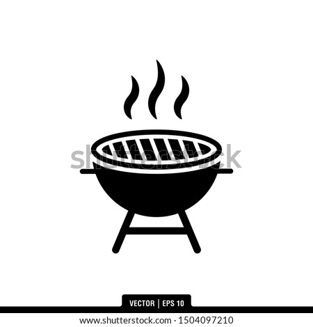 The best Grill icon vector, illustration logo template in trendy style. Suitable for many purposes.
