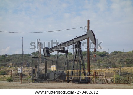 INGLEWOOD, USA - MAY 18, 2015: Inglewood Oil Field is one of the largest contiguous urban oil fields in the United States since 1924