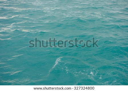 Blue sea water texture useful as a background