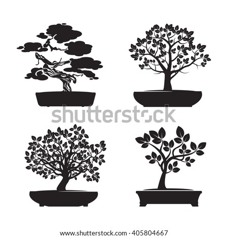 Free Bonsai Tree Vector Illustration | 123Freevectors