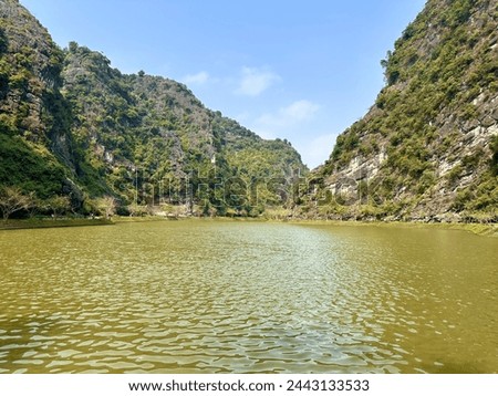 Similar – Image, Stock Photo Lake Tuyet Tinh Coc near Ninh Binh, Vietnam