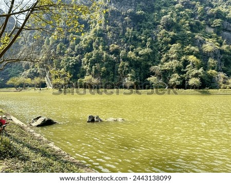 Similar – Image, Stock Photo Lake Tuyet Tinh Coc near Ninh Binh, Vietnam