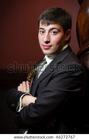 portrait of the groom
