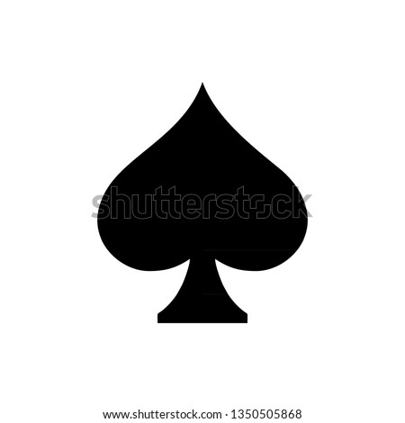 Spades icon vector