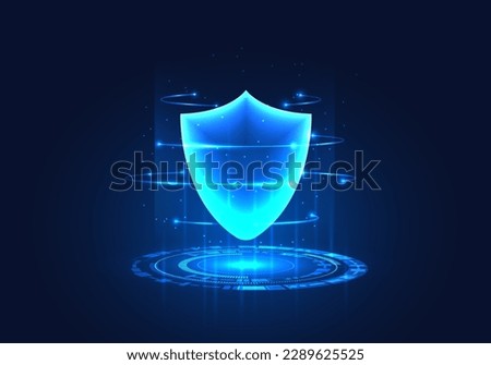Shield technology stays technology circle It is software used to protect against data theft or cyber attacks. It is commonly used by groups of banks and companies.