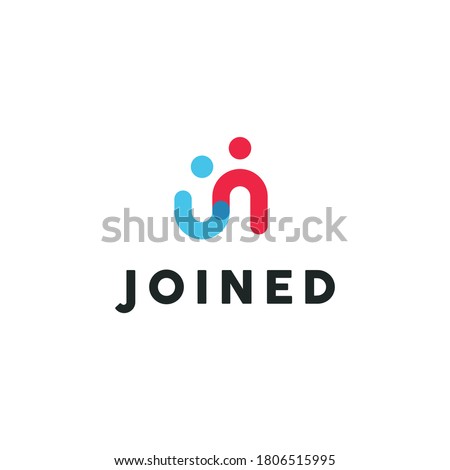 Illustration People Logo Design Template
