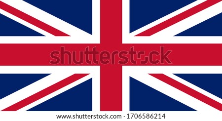 Flag of United Kingdom. Vector Zdjęcia stock © 