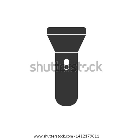 Torch icon. Flashlight icon. New trendy flashlight graphic for web, logo, app, ui. Vector illustration.