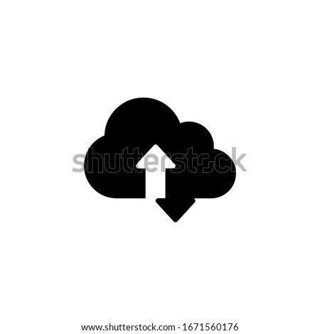 Cloud access concept vector illustration icon