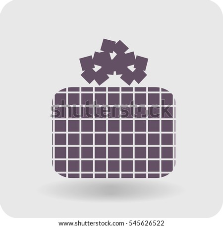 Icon Of A Gift Stock Vector 545626522 : Shutterstock