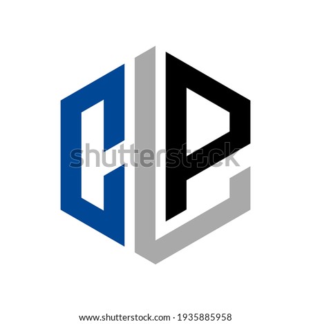 initial CLP logo design for company business