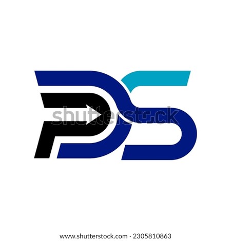 initial PDS logo design for business