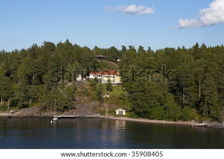 Waterfront House in Stockholm Sweden