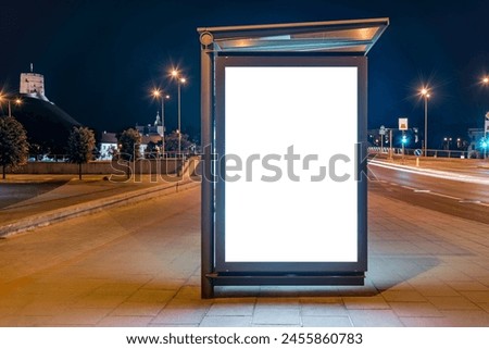 Similar – Image, Stock Photo bus stop