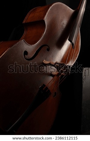 Similar – Image, Stock Photo Close up contrabass