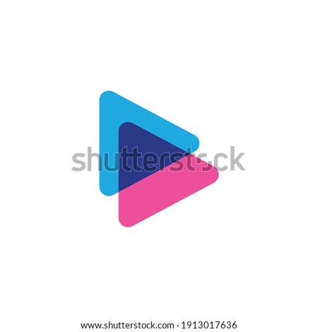 play logo vector template design