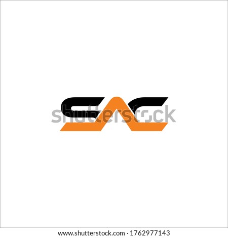 letter SAC logo icon vector
