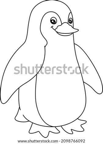 Penguin Drawing Outline | Free download on ClipArtMag